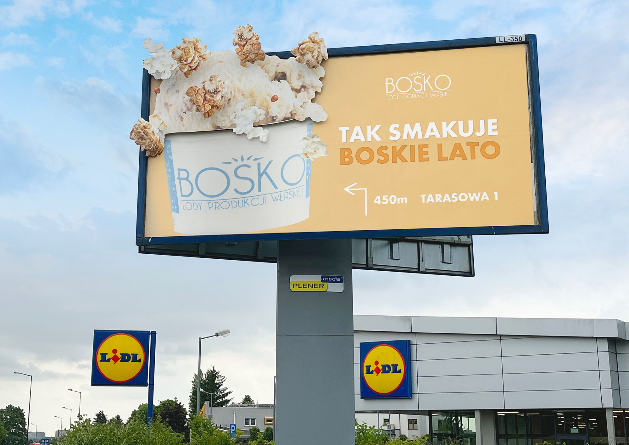 Maik Bosko bilboardy ooh ambient reklama zewnetrzna druk wielki format