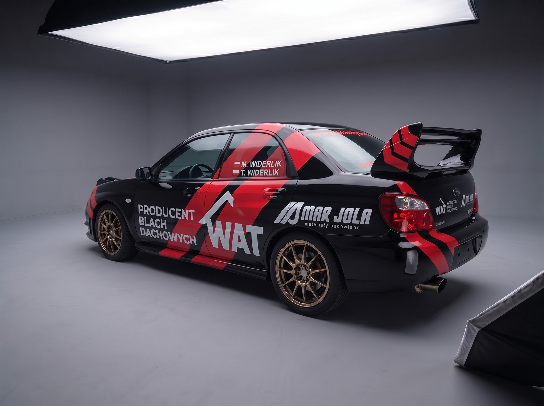 Maik WAT Marjola oznakowanie rajd nadwislanski zawody extreme black subaru impreza wrx sti rally car wit lublin 2026