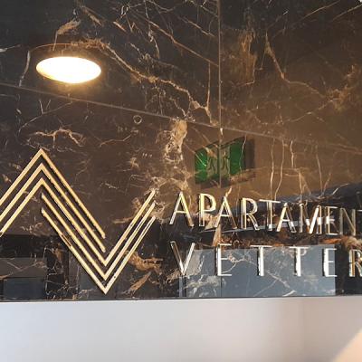 Apartamenty Vettera Logo Przestrzenne